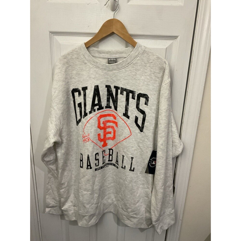 Men's SAN FRANCISCO GIANTS Sweatshirt (Brand: CSA) - SZ XL- NEW w/Tags ⚾⚾